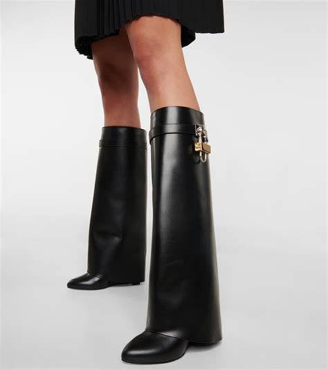 givenchy boot lock|Givenchy shark boots used.